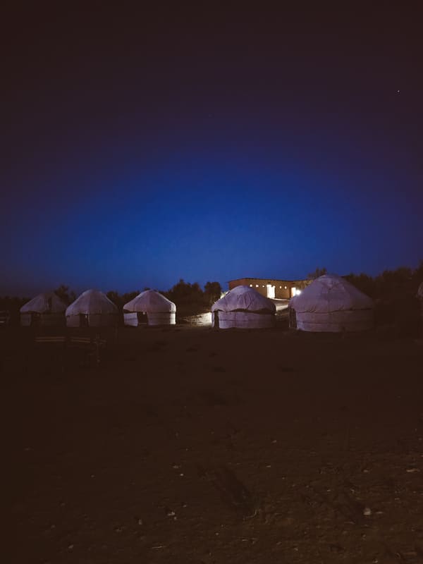 notte in yurta uzbekistan