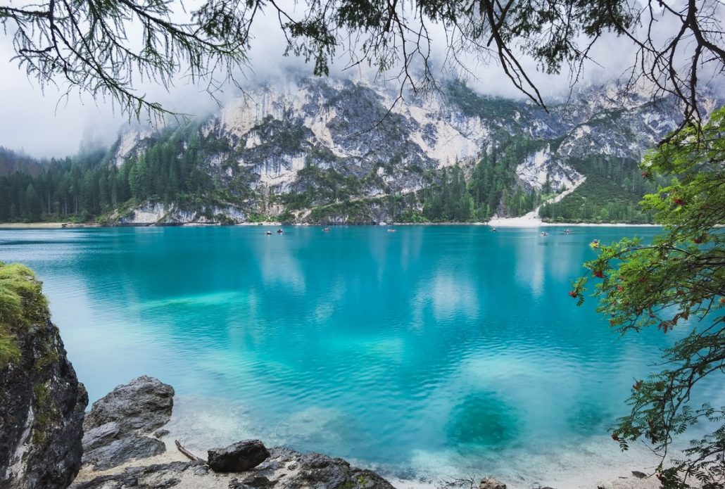 braies lago foto